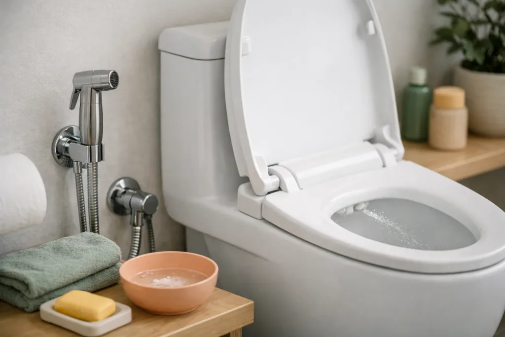 Comment se laver les fesses à l&rsquo;eau après les selles : conseils pratiques et méthodes efficaces