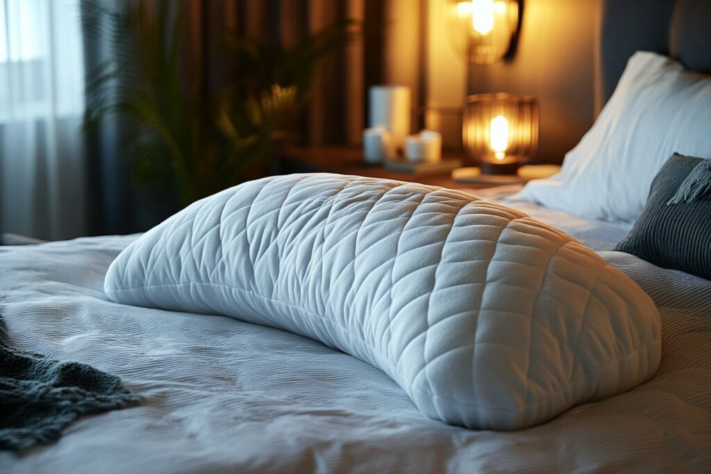 Coussin orthopédique à mémoire de forme pour des jambes légères toute la nuit : découvrez ses bienfaits !