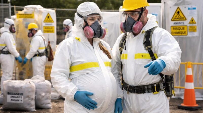 assurez la sécurité de vos chantiers pour femmes enceintes grâce à des artisans spécialisés, formés aux risques liés aux produits chimiques et à l'amiante.