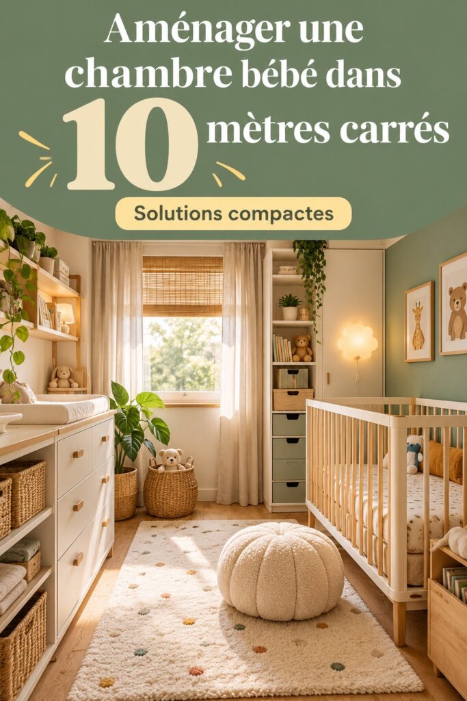 Aménager une chambre bébé dans 10 mètres carrés