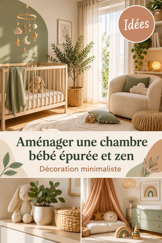 Aménager une chambre bébé apaisante et épurée