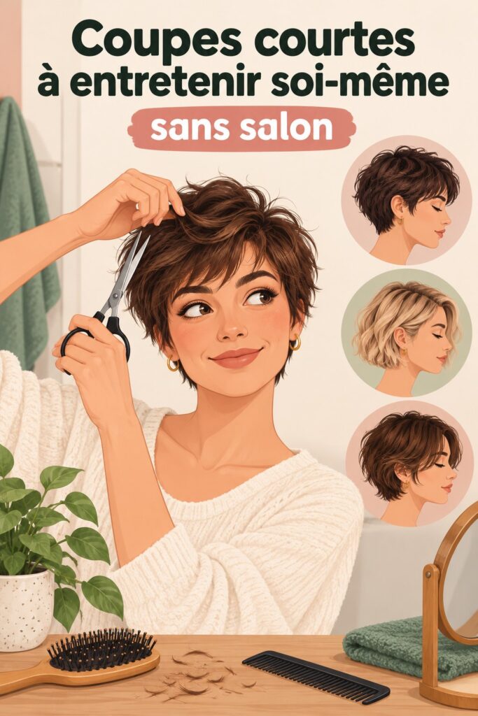 Coupes courtes à entretenir soi-même avec simplicité