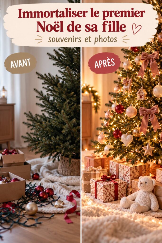 Immortaliser le premier Noël de votre fille