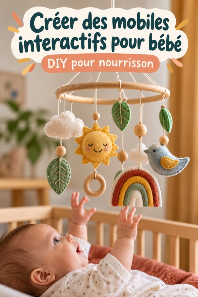 Créer des mobiles interactifs pour bébé