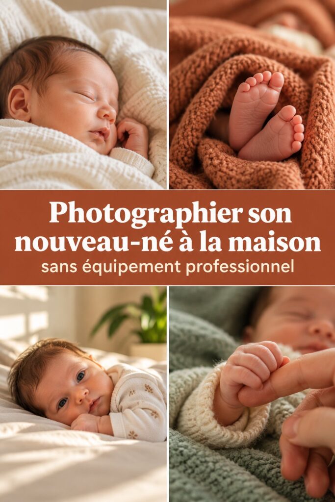 Photographier son nouveau-né à la maison