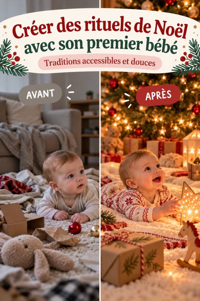 Créez des rituels de Noël avec votre premier bébé