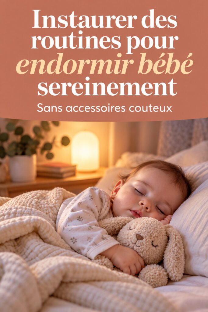 Instaurer des routines pour endormir bébé sereinement